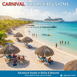 Carnival shore excursions feature carnival excursions Belize and carnival shore excursions prices